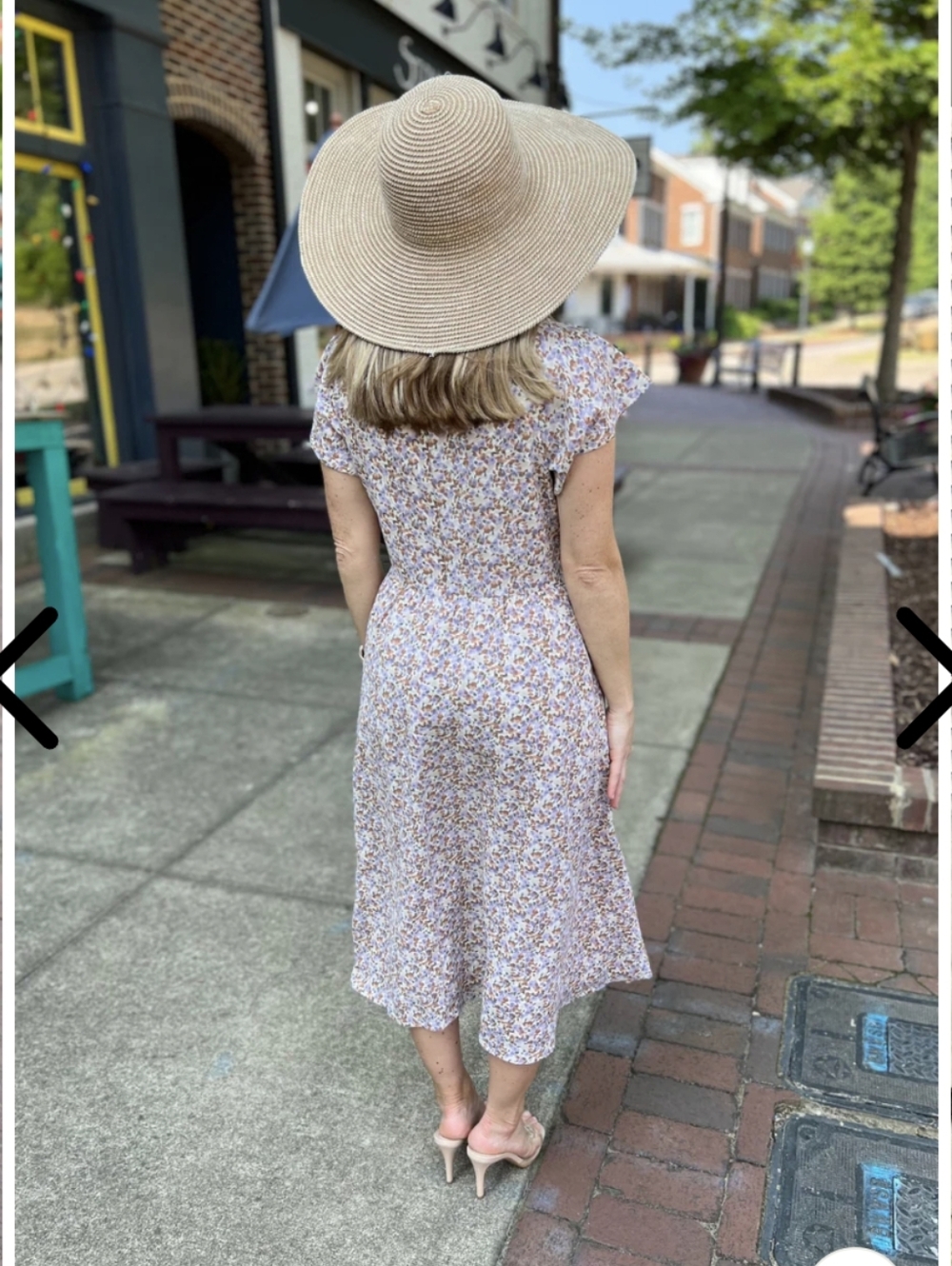 Nursing Queen Midi Floral midi with pockets - Picture 8 of 11